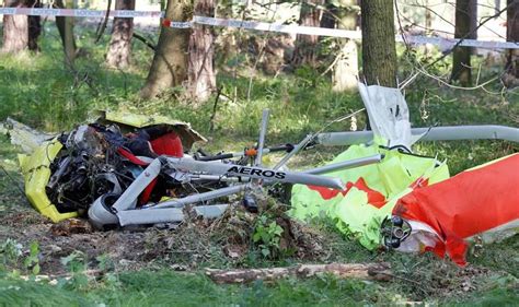 Rybnik Wypadek motolotni zginęły dwie osoby Wydarzenia w INTERIA PL