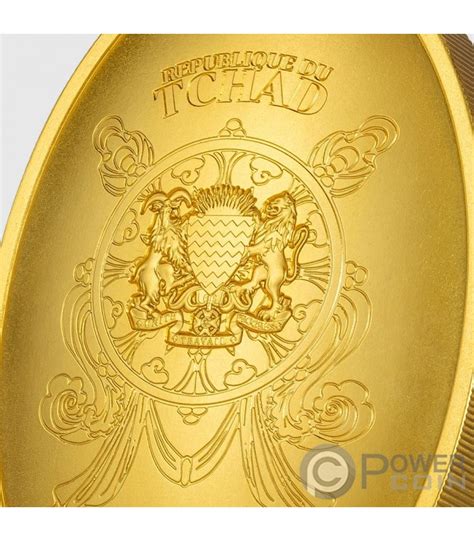 THOUSAND ARMS GUANYIN Gilded 5 Oz Moneta Argento 25000 Franchi Chad 2023