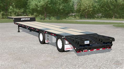 Demco Tandem Axle Drop Deck Trailer〡autoload For Pallets For Farming