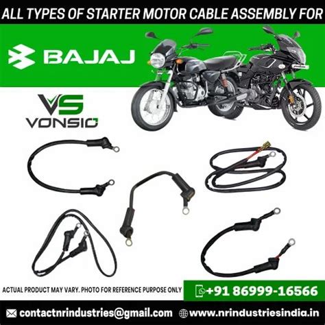 Starter Motor Cable Assembly For All Bajaj Motorcycles At Rs Piece