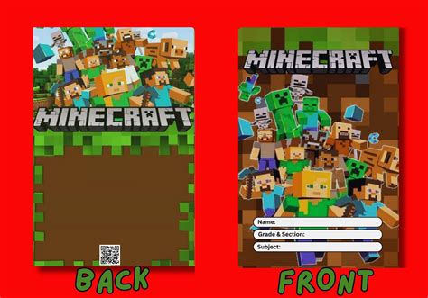 Minecraft Notebook Stapled Composition And Writing Notebook Shopee