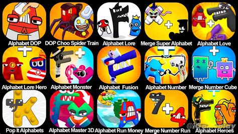 Pop It Alphabet Alphabet Lore Merge Number Cube Fam Run Alphabet