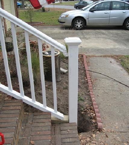 Installing a Vinyl Stair Railing: Railing Too Short