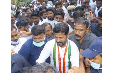 Hyderabad Cops Arrest Tpcc Chief Revanth Reddy