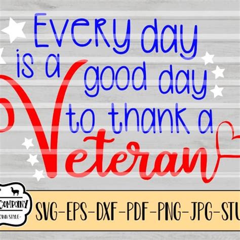 Veteran Appreciation Svg Etsy