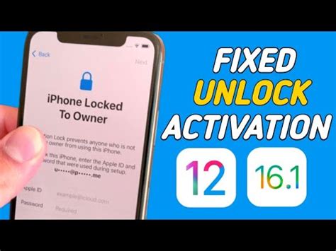 Fixed IPhone Locked To Owner How To Unlock ICloud Activation Fixed