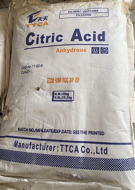 Bán Acid Citric C6h8o7 Hoá Chất 14 Hoachat14 Vn