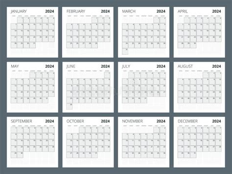 Pianificatore Calendario Per Il Modello Di Calendario Per Il