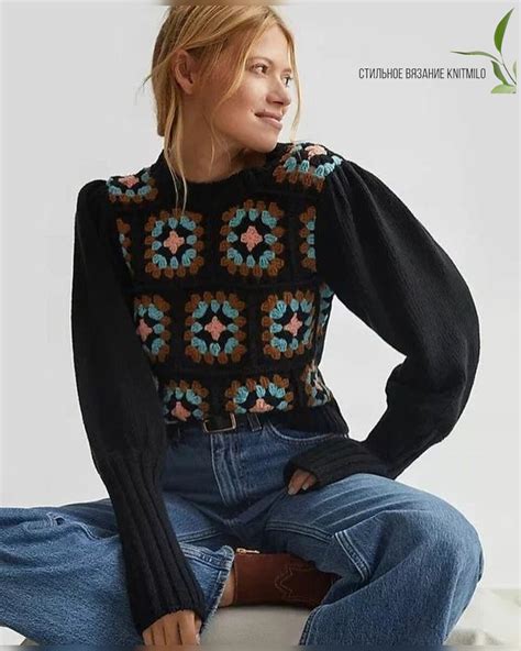 "Бабушкин" квадрат. Подборка для вдохновения + схемы и мастер-класс ...