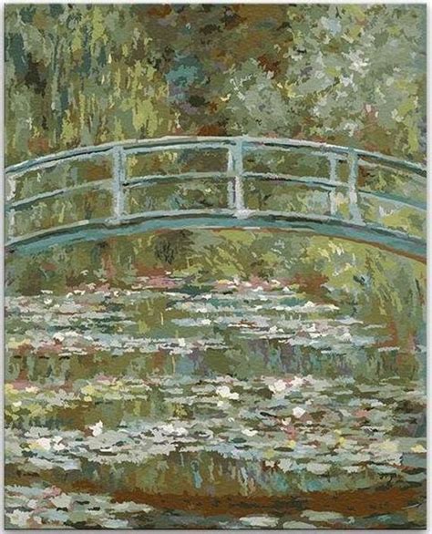 Bridge Over a Pond of Water Lilies Claude Monet USA - Etsy | Water ...