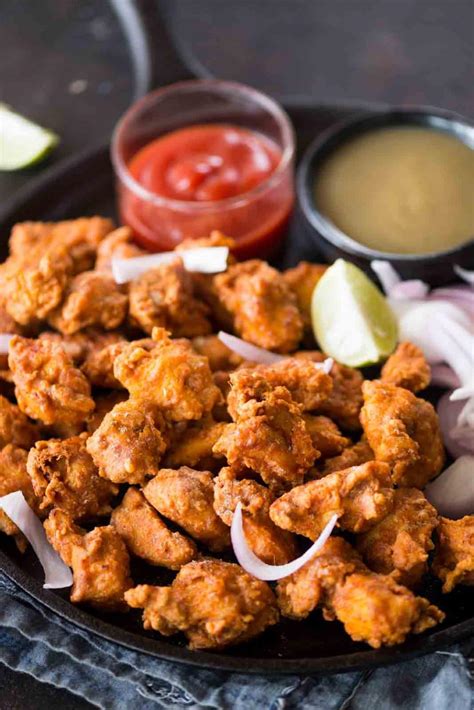 Crispy Chicken Pakora The Flavours Of Kitchen