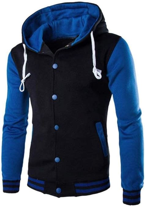 Chaqueta De Béisbol con Sudadera Varsity Oldschool College para Hombre