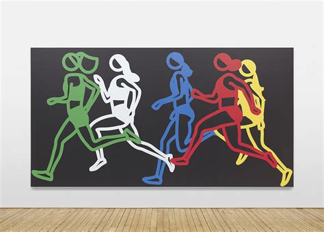 Sprinters Women 4 | Julian Opie