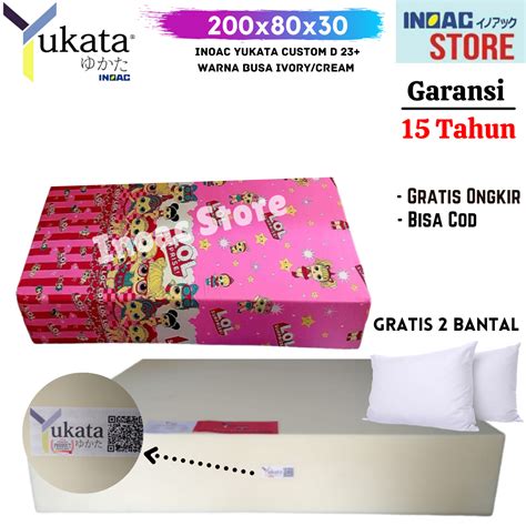 Kasur BUSA YUKATA CUSTOM D24 Tebal 30 Cm Semua Ukuran Garansi 15Tahun