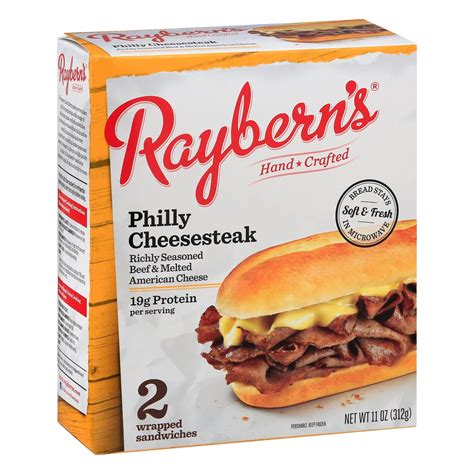 Raybern's Philly Cheesesteak Frozen Sandwiches - Shop Sandwiches at H-E-B