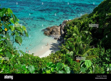 Lonely beaches in Moyenne Island Seychelles Ste Anne Marine National ...