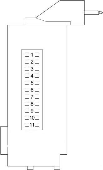 Lexus Gs300 2005 2011 Fuse Box Diagram Auto Genius