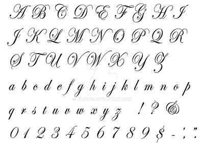 cursive script alphabet by jbjkr13 on DeviantArt