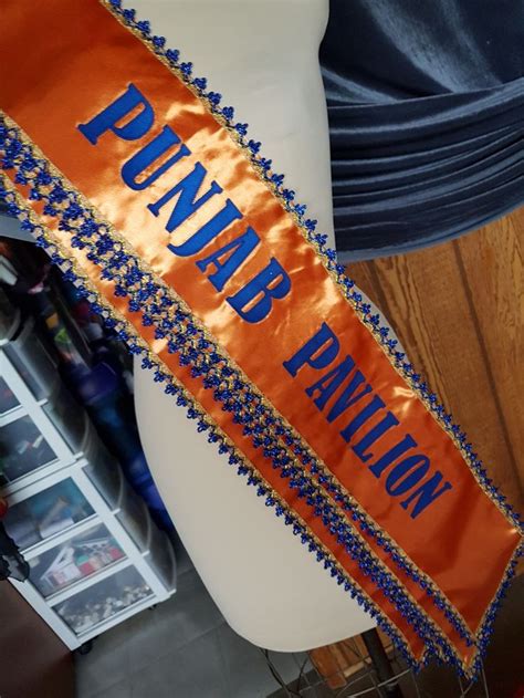 Pageant Sashes For Folklorama Punjab Pavilion Pageant Sashes Sewing