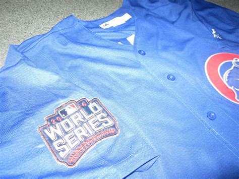 KRIS BRYANT CHICAGO Cubs World Series Sewn Blue Jersey - MENS SIZE ...