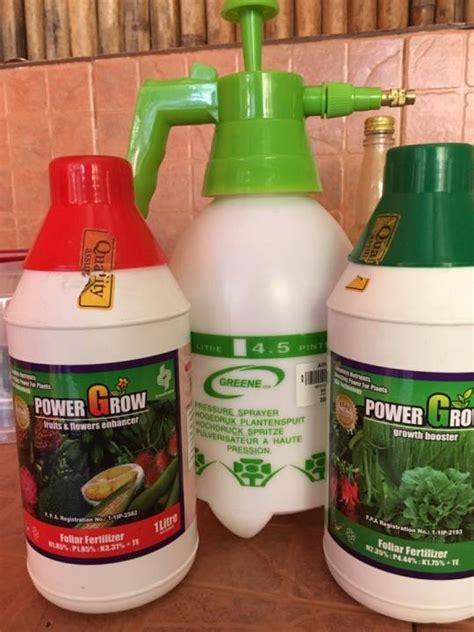 Power Grow Organic Foliar Fertilizer LITERS Complete Plant Food With