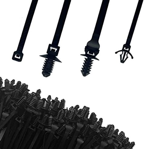 Amazon 140 Pcs Universal Push Mount Cable Zip Tie Car Wiring