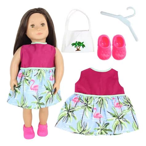 Roupas Para Boneca Our Generation - Kit Roupa Boneca Para Our Generation - Tropical - 4 Pçs | Parcelamento ...