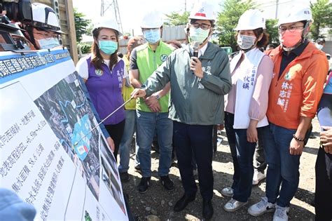 視察橋頭鹽埔橋抽水站工程進度 汛期將屆高市府全力整備防汛工作 今傳媒 Jnews