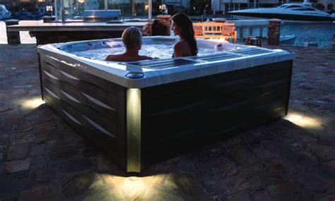 5 Fun Outdoor Lighting Ideas For Your Hot Tub or Swim Spa