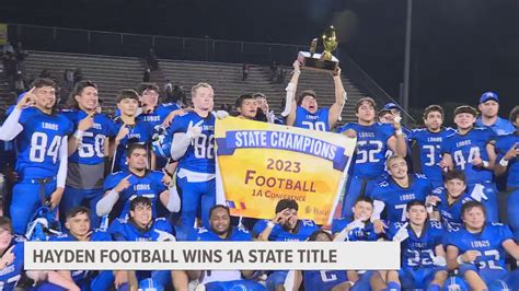 Hayden Lobos win 1A high school football state championship | 12news.com