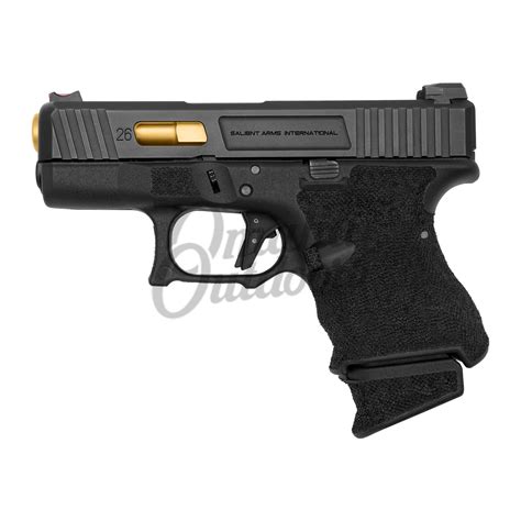 Salient Arms Mod Glock 26 Gen 3 Tier One 10 Rd 9mm Pistol Gold Tin