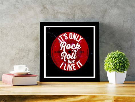 Quadro Decorativo It S Only Rock N Roll But I Like It Elo