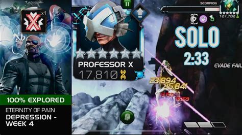 Mcoc Eternity Of Pain Depression Week Professor X Marvel