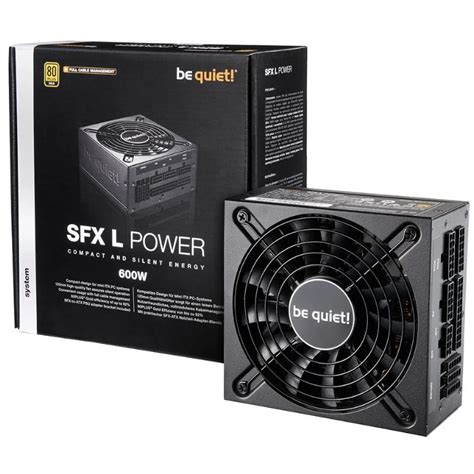 BE QUIET SFX L POWER 600W 80 PLUS GOLD POWER SUPPLY Shopee Thailand