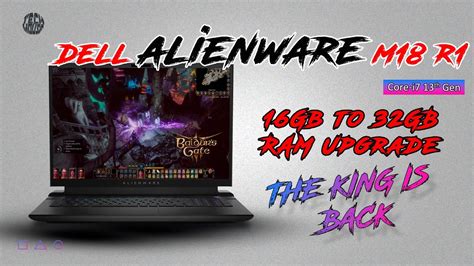 Dell Alienware M18 R1 Gaming Laptop Upgrade - YouTube