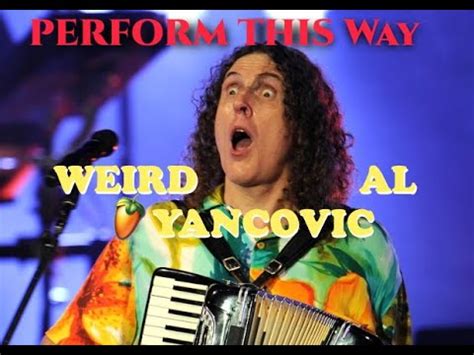 Weird Al Yankovic Perform This Way Rocky Dance Mix Youtube