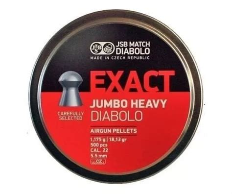 Diabolo Jsb Exact Jumbo Cal 22 5 5 En 18gr