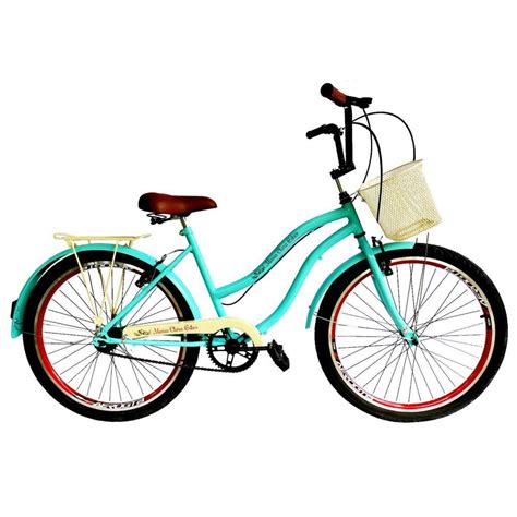 Bicicleta Feminina Retro Feminina Aro Marcha Pontofrio