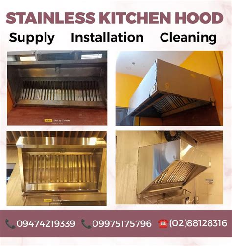 Stainless Kitchen Hood Installation and Cleaning on Carousell