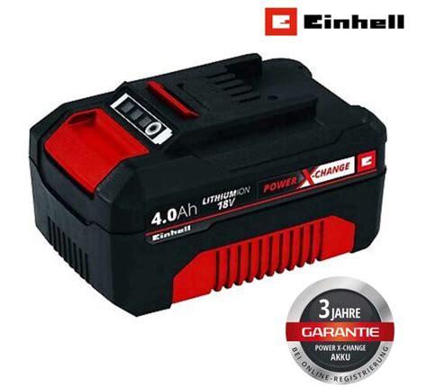 Original Einhell System Akku Power X Change Lithium Ionen Akku 18 V