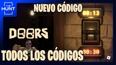 TODOS los CÓDIGOS de DOORS activos THE HUNT ROBLOX 2024