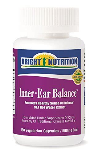 Bright Nutrition Inner-Ear Balance 180 Capsules | Natural Wonders ...