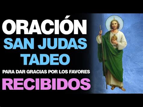 Oración de agradecimiento a San Judas Tadeo Descubre cómo manifestar