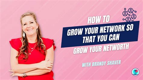 How To Grow Your Network So That You Can Grow Your Networth Youtube