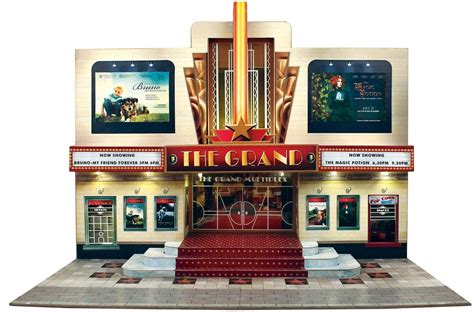 The Citybuilder Multiplex Low Relief Led Cinema Cardboard Model Making