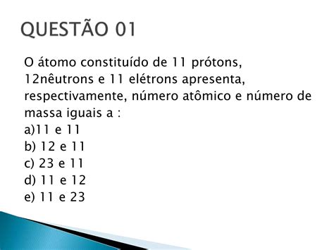 Massa E Número Atômico - 5
