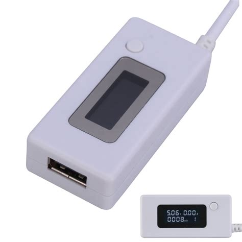 Chargeur LED LCD USB testeur de tension détecteur de capacité