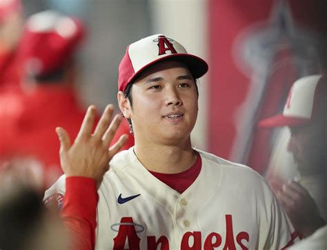 大谷翔平「3番dh」でレンジャーズ戦 前日8回2死までノーノー演じ15勝目 35号出るか Mlb写真ニュース 日刊スポーツ