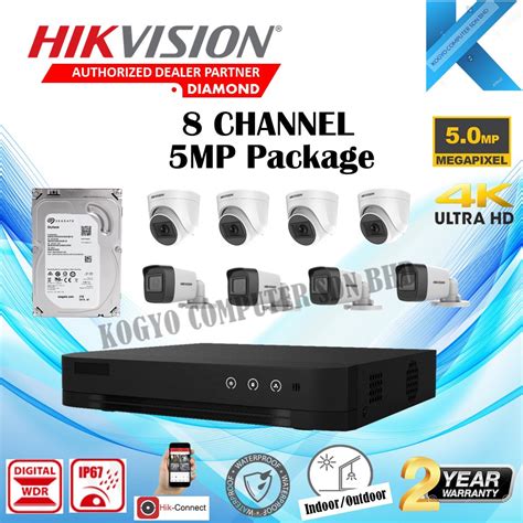 Hikvision Cctv Set Channel Mp Full Hd P Ids Huhi M S Ds