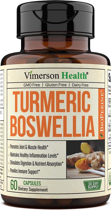 Amazon Turmeric Curcumin Supplement With Boswellia Extract